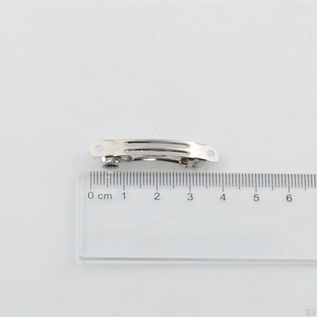 10/SET French Barrette Clips Hair Bows Craft Diy