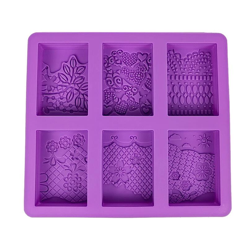 Rectangular Lace Silicone Mold