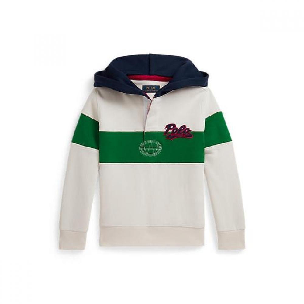 

Polo Kids Boys Logo Fleece Rugby Hoodie 2 7 Years Cwpoknib8021440100 6