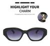 2pcs Luxury Cat Eye Metal Sunglasses Women Men Fashion Brand Designer Punk Sun Glasses Sexy Ladies Shades Eyeglasses UV400