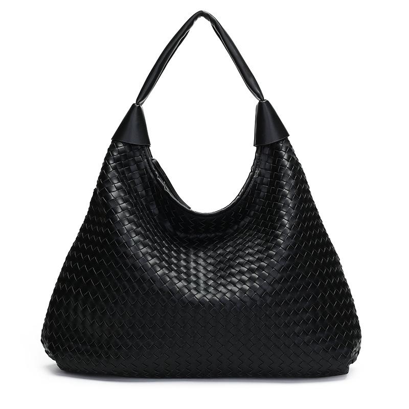 Nouveau Sac à Bandoulière Tissé pour Femme, Sac Décontracté pour le Quotidien et les Trajets, Polyvalent et Grande Capacité pour Femmes