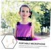 ERINGOGO Kids Singing Headset Microphone Lip Sync Flexible Lightweight Comfortable for School Events Stage Performances