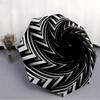 1pc Spiral Pattern Automatic Folding Umbrella - Portable Collapsible Design, 8-Rib Iron Frame, Durable Fabric yy251125014