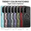 For Xiaomi Poco C71 Redmi A5 4G 6.88 Inches Case Armor Shockproof 360° Rotating Magnetic Holder TPU Frame Plastic Phone Cover