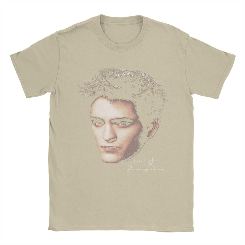 Twilight Edward Oversized Portrait Vampire Movie T Shirt Unisex YK TShirts O Neck Hip Hop Tee Shirt Casual Oversized Clothing