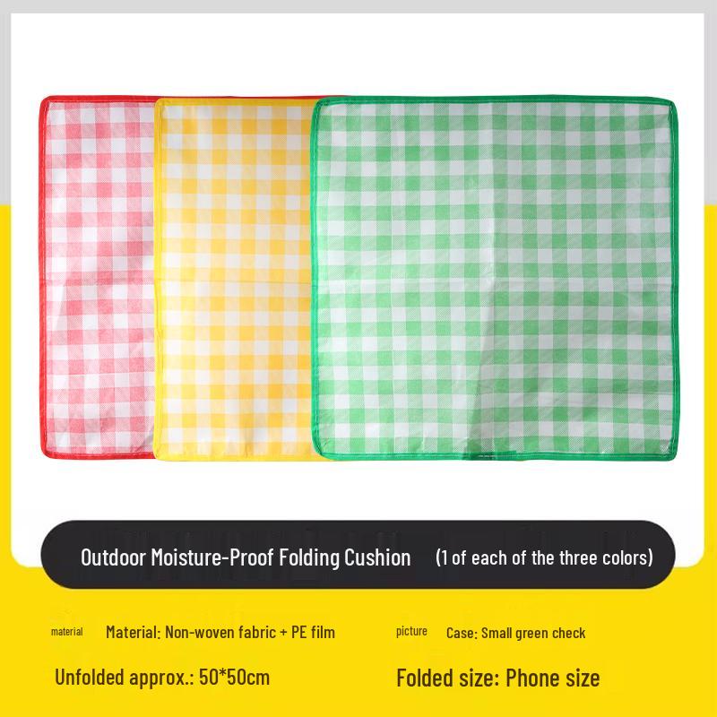 Portable Waterproof Folding Seat Cushion: Outdoor Camping & Picnic Mat for Festivals and Outings