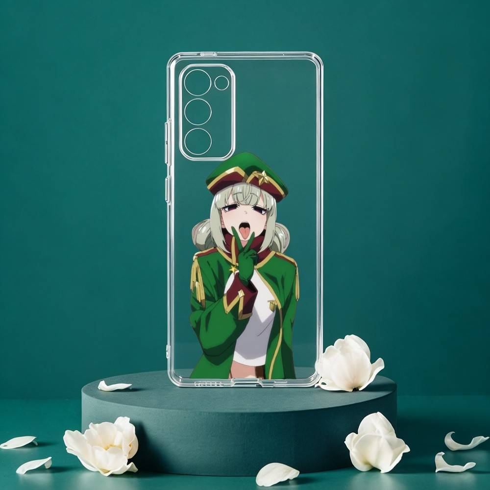 Sprudelnde Magical Girls Manga Handyhülle für Samsung Galaxy S24 S25 S23 S22 S21 Plus S24 S25 Transparente Hülle