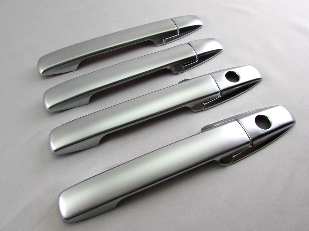 BRIGHTZ Custom Door Handle Satin Silver Fits BOX 31124 N-BOX JF1/JF2 Covers, [DHC-NOBU-325], JF, F1, F2, 1/2 N-BOX Custom, NBOX, N-BOX Custom, Custom,