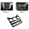 Car Air Conditioning CD Panel Cover Trims Frame Fit For Mini Cooper F55 F56 F57 Hatchback 2014-2021