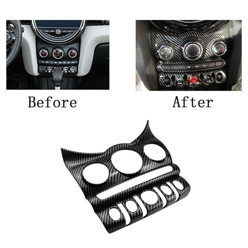 Car Air Conditioning CD Panel Cover Trims Frame Fit For Mini Cooper F55 F56 F57 Hatchback 2014-2021