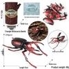 4D Insect Model Toy Set: Ladybug, Stag Beetle, Centipede, Ant, Fly, Mantis