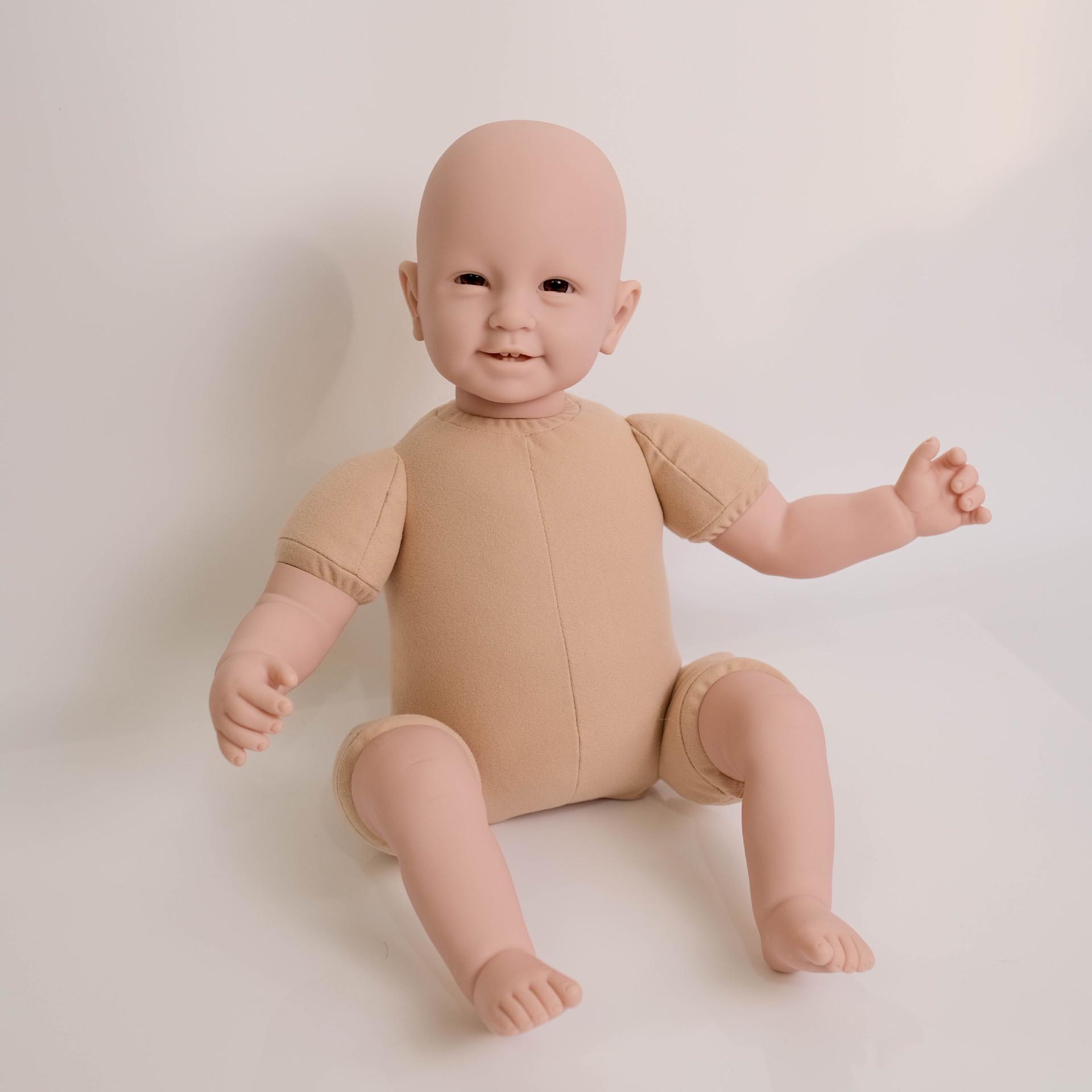 22 Unpainted Four-Teeth Bare Doll 55 cm