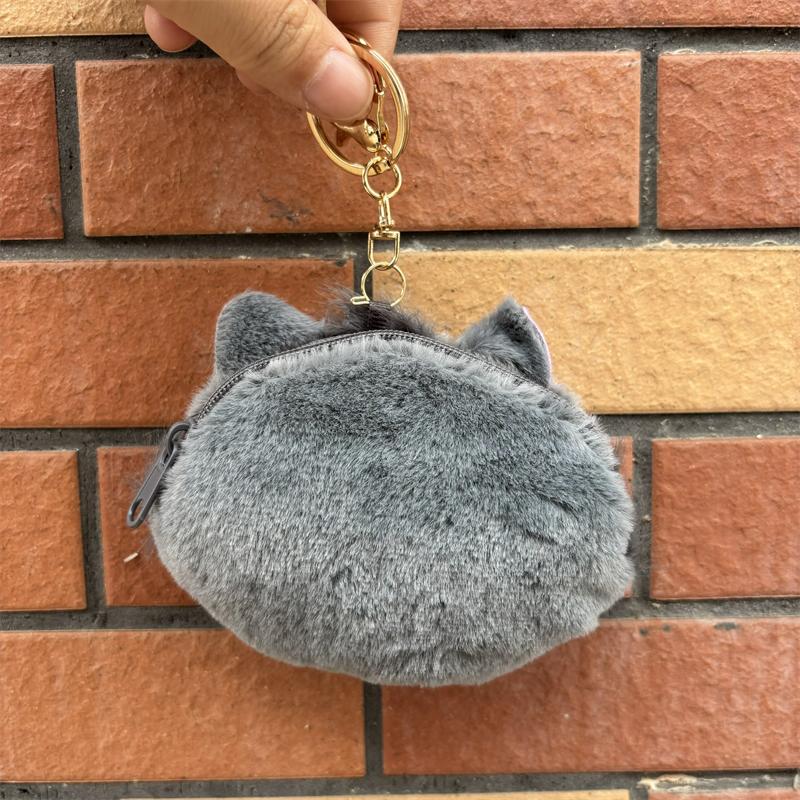 10Cm Cheshire Lucifer Burger Fries Plush Pendant Toy Keychain Backpack Pendant Friend Holiday Girl Birthday Gift