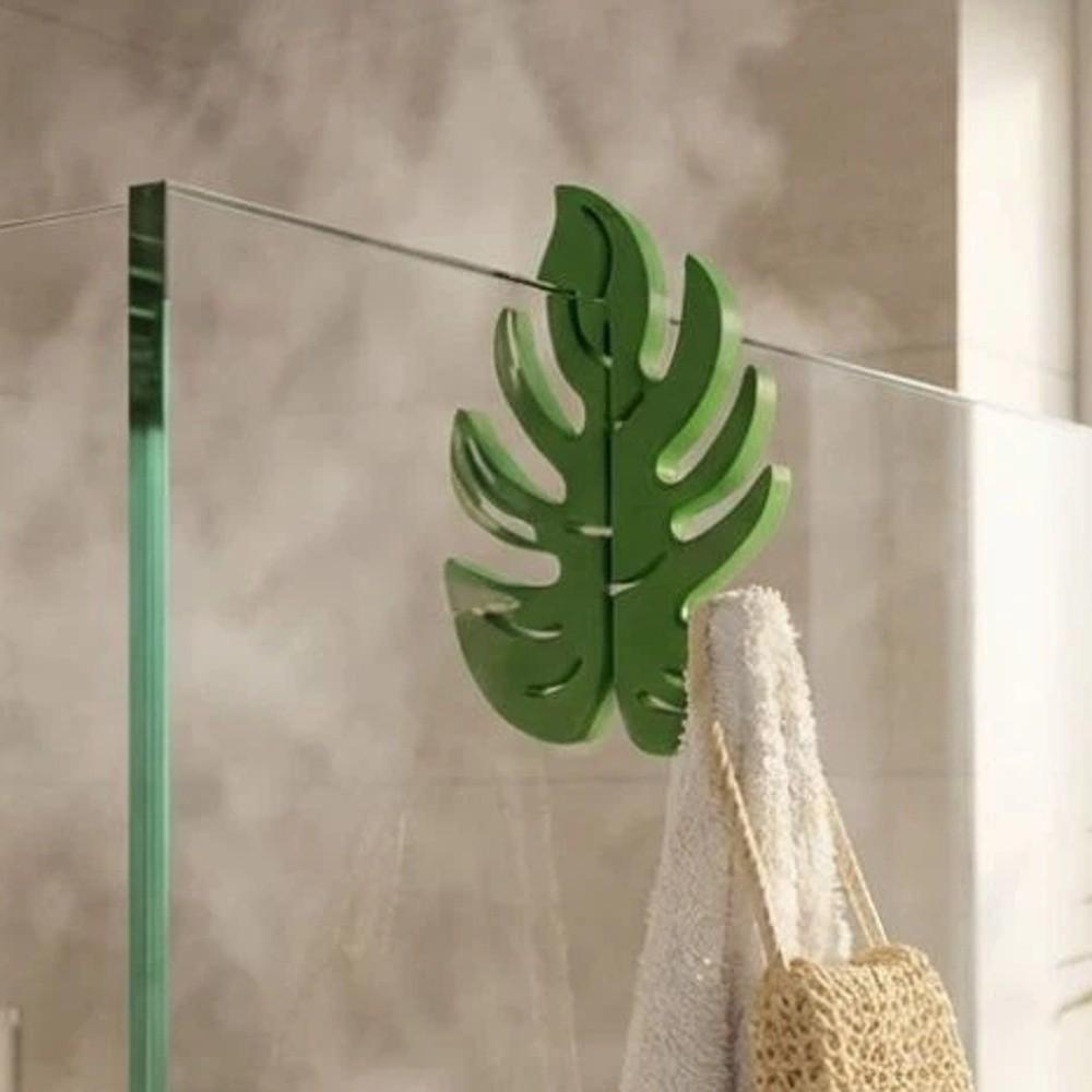 Hawaiian Tropical Glass Door Hook 3D Print Towel Hanger Bathroom Hook  Beach Decoration