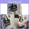 Canvas Tote Bag For Women Large Capacity Casual Street Style With Zipper Closure For Daily Use