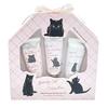 Cozy Company Hand Cream 3-Piece Special Care Set, Birthday Gift for Women, Black Cat Floral Scent, 172579
