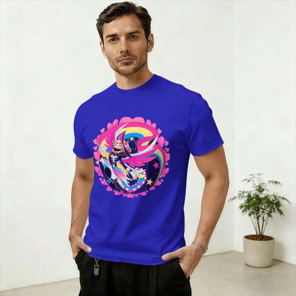 Hazbins Hoteling Vox TShirts Unisex Fashion Cotton Tee Shirt Round Collar Short Sleeve T Shirt Adult Tops