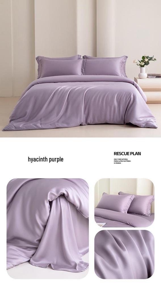 Summer Cooling Tencel Lyocell Ice Silk Bedding Set (4-Piece)