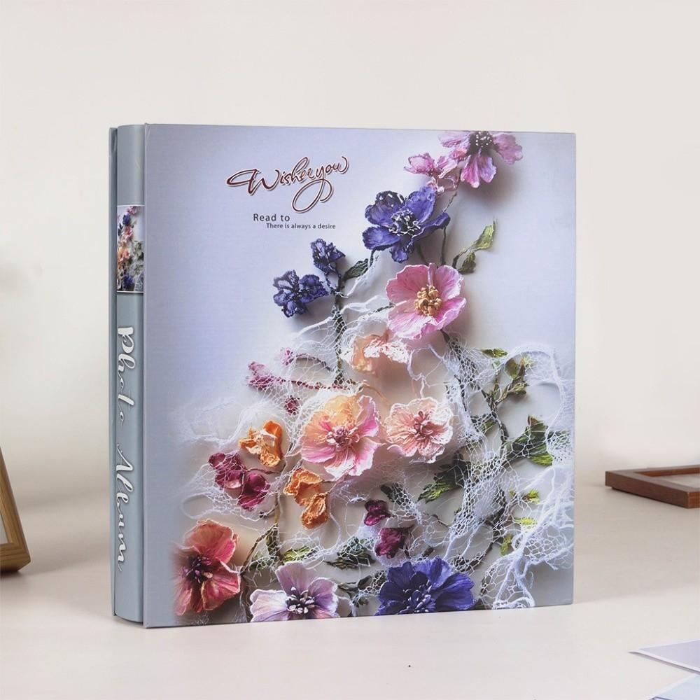 6 Zoll 500 Taschen Scrapbook-Album Laminierte Einsteck-Fotoalben Fotoaufbewahrung Aufbewahrung für Zuhause