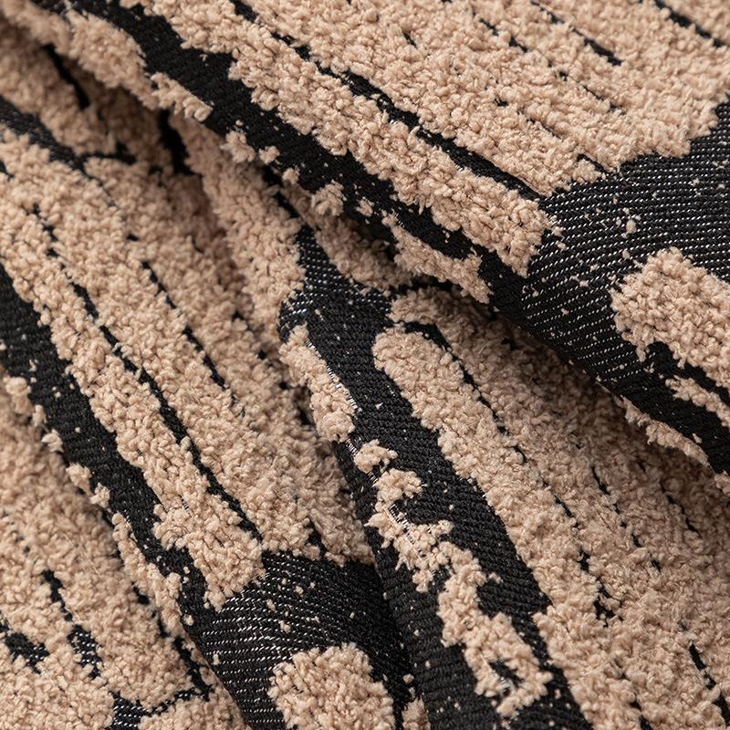 Light Luxury High-Grade Leather Sofa Cushion  New Anti-Cat Scratch Cover Cloth Towel Half-Edge Velvet Autumn And Winter Special-Shaped Sofa Seat
