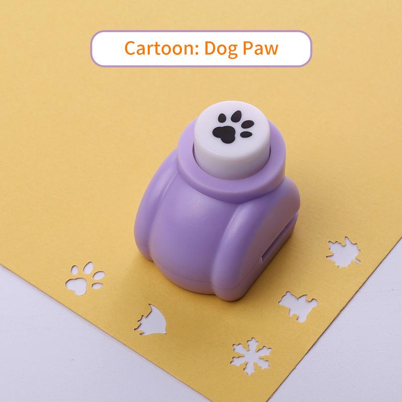 1PC Purple Mini Scrapbook Punches 10mm for Handmade Cutter Diy Flower Paper Gift Card Crafts Printing Pattern Punch Hole Puncher