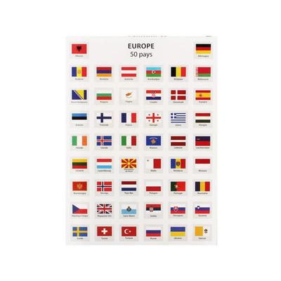 Stickers - The Flags - Flags of the Countries of the World - 214 Pieces