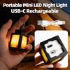 Pixel Style Lantern Night Creative Mc Game Peripheral Backpack Pendant Rechargeable Night Light Bedroom Ornament Office Toys
