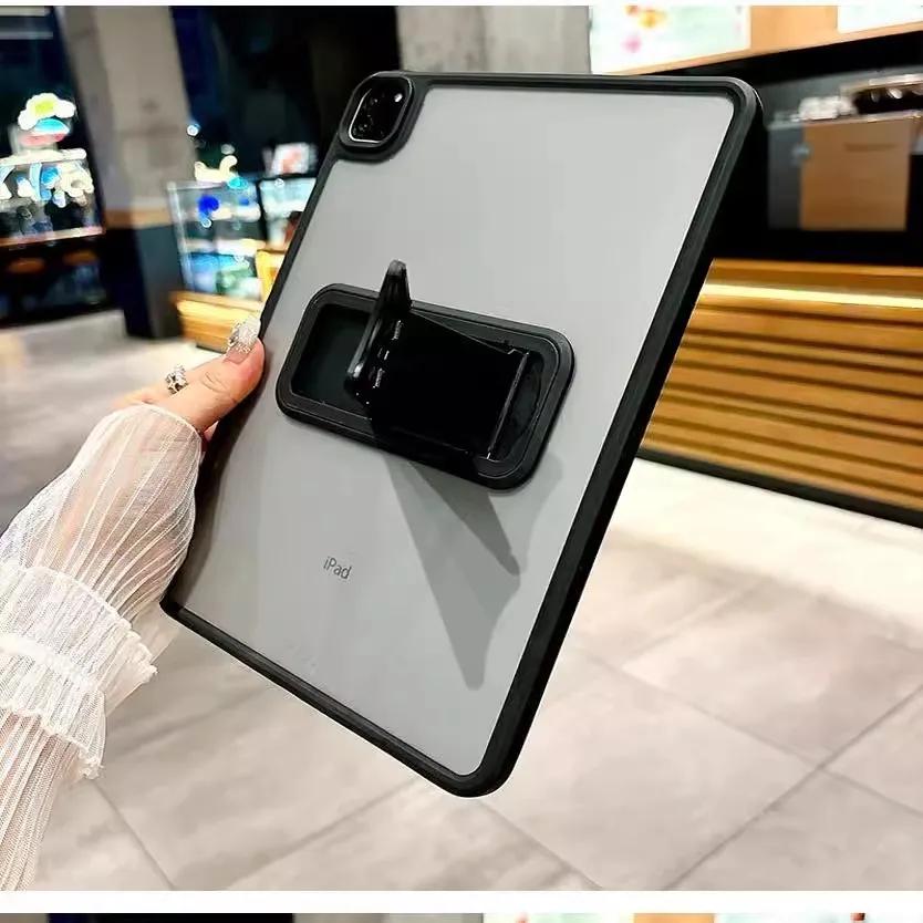 Matte Armor Holder Tablet Case for Xiaomi Pad 7 5 Pro 6 Pro 11 Redmi Pad SE 8.7 SE 11inch TPU Soft Bumper Stand Protective Cover
