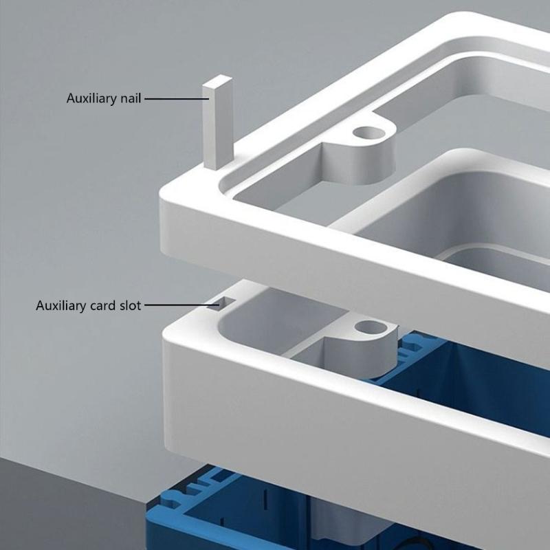 Single Gang Box Extender Electrical Box Spacers Electrical Outlet Box Extender Plastic Unit Receptacle Extender