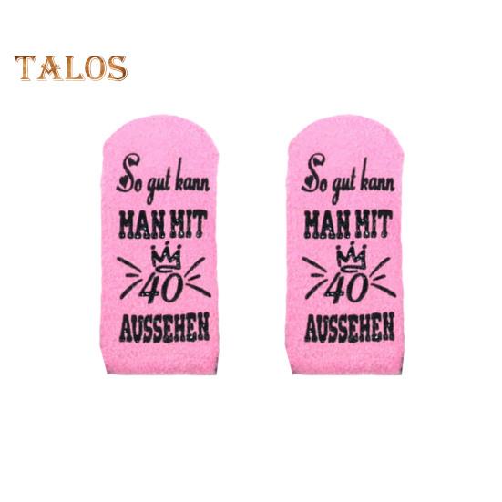 

1 пара женских зимних носков с буквенным принтом, средней длины, толстые, коралловые, флисовые, сохраняющие тепло, нескользящие, трикотажные, повседневные, спортивные носки G