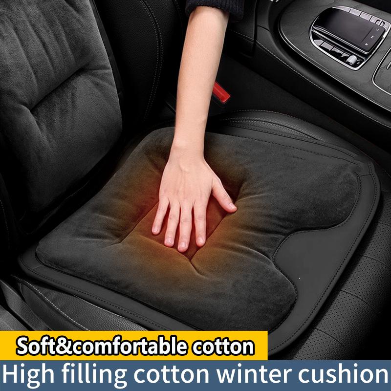 Ergonomic Comfortable Flannel Car Seat Cushion, Enhances Comfort & Support, Ideal for Office Chairs, Home Desks, Long Car Drives