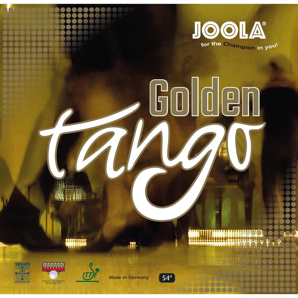 JOOLA Table Tennis Golden Inverted Sticky Tension TGRUB004 Rubber, Tango, Soft, Rubber, Black, 2.0,