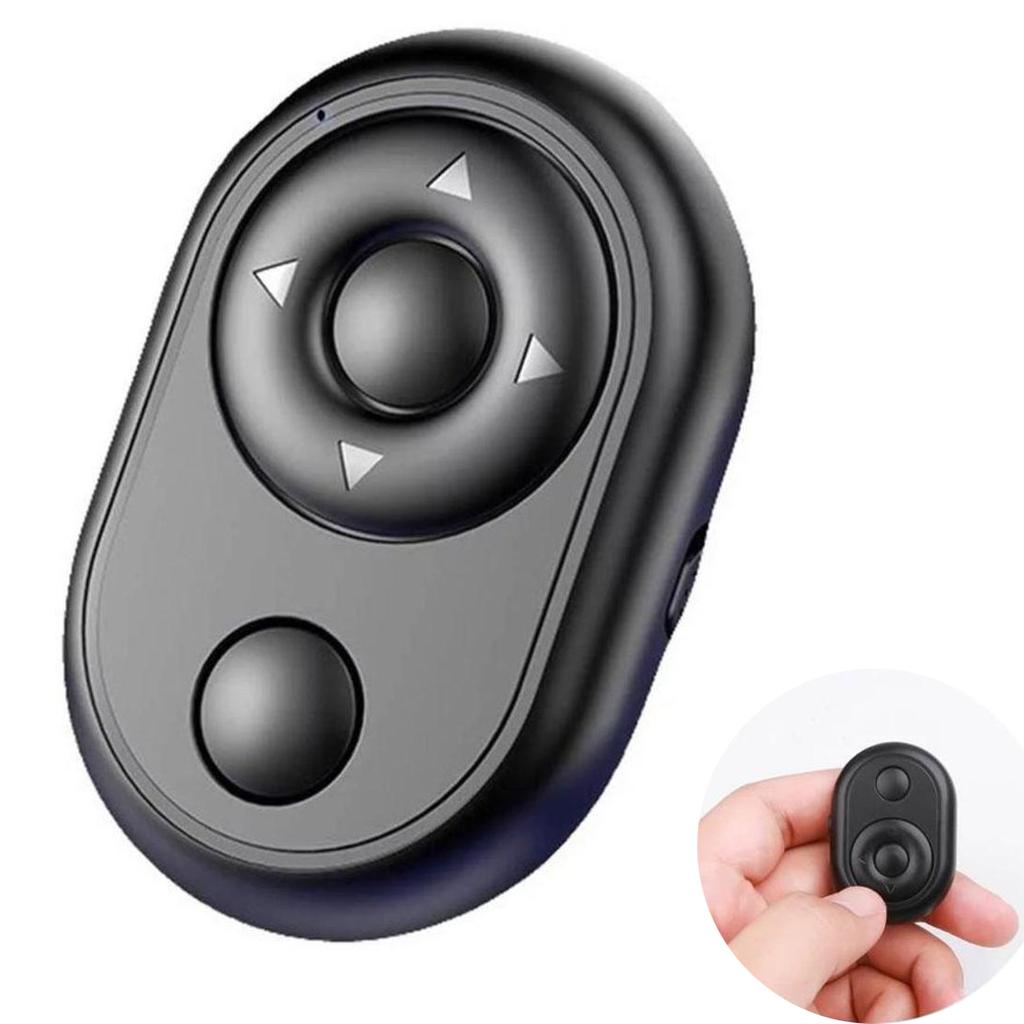 Bluetooth Camera Remote Control for iOS/Android Phones Click Photos & Videos, Mini Wireless Phone Mobile e-Book Page Turner