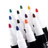 1 Set mit 12 Zeichenmarkern, magnetisches Set, Kreidemarker, Whiteboard, wasserbasierte Farbmarker, trocken abwischbare Marker mit Radiergummi, tragbar
