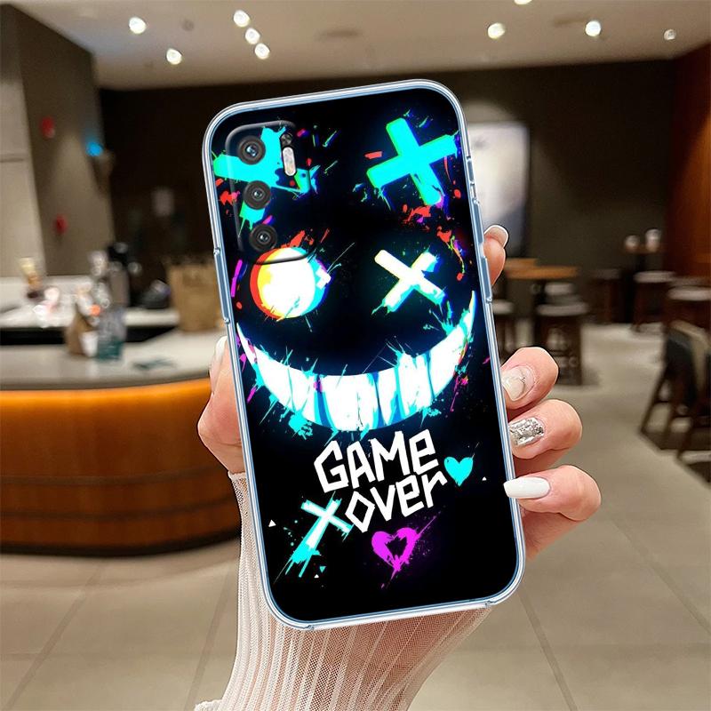 

RE32 Game Over Transparent Phone Case for Motorola Moto Edge 20 30 40 50 S30 Fusion Ultra Pro Neo Lite + G200 G23 Motorola Edge 20