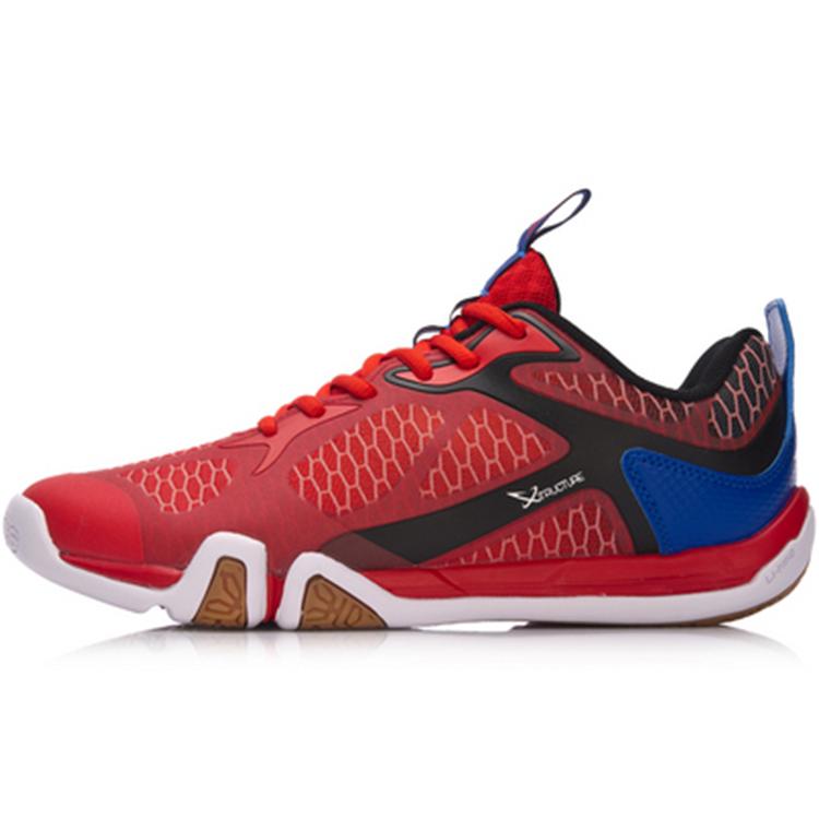 

Li Ning Rubber Cushioning Slip Resistant Low top Badminton Shoes Unisex Bright Neon AYTM031-3 42