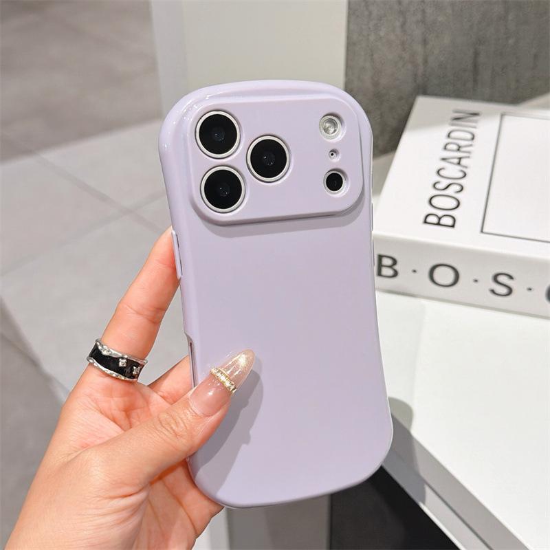

Slim Waist Macaron iPhone 17 Pro Max Case, Drop-Proof Protective Cover for Apple 16/15/14 Pro. iPhone 12 Pro Max