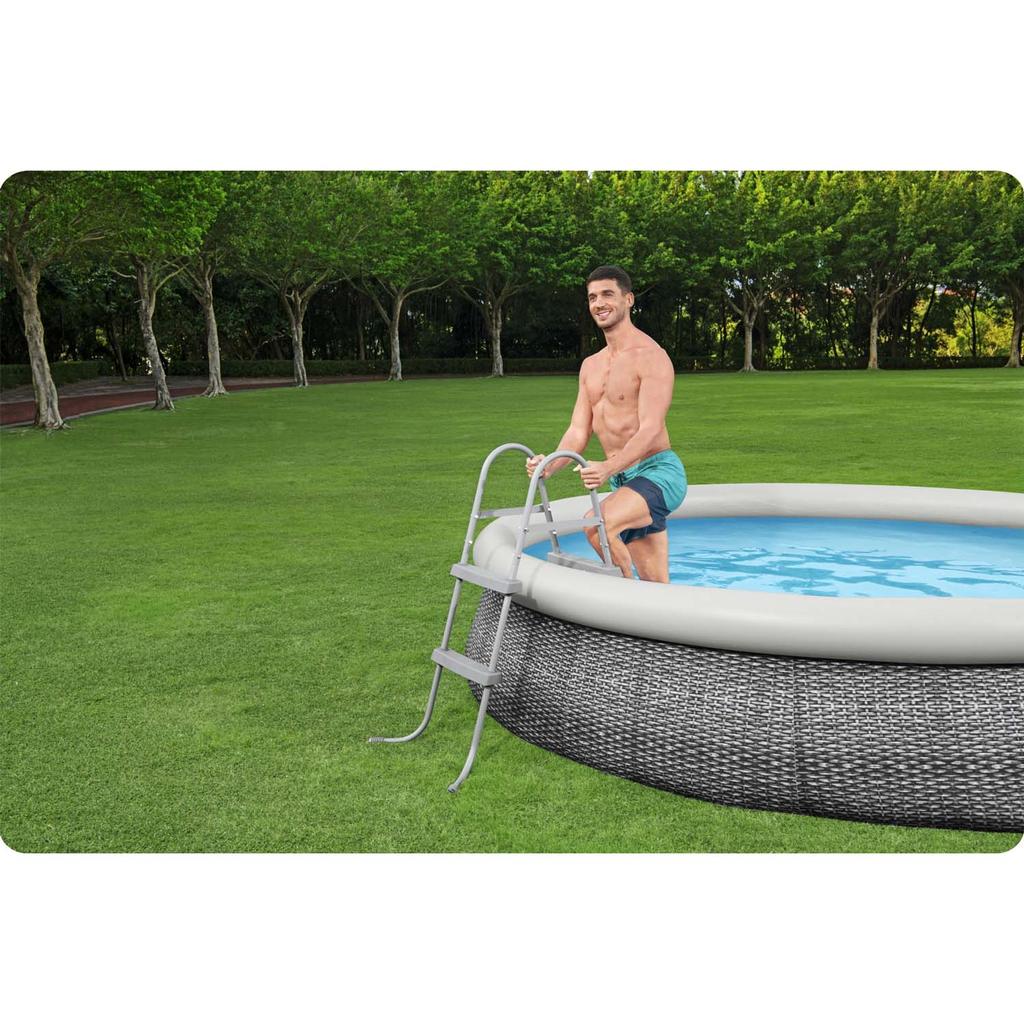 Metallleiter Für Pools 84 Cm Bestway 58430