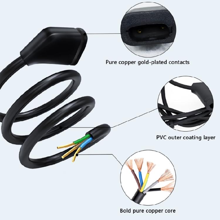 Quick Connect Magnetic Charging Cord for VR Headsets PVC Cable Secure Attachment