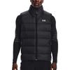 Under Armour Enfärgad Logotryck Dragkedja Dun Väst Utan Ärmar Herrvästar Svart 1372650-001