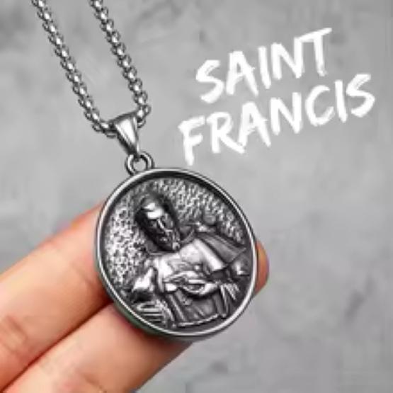 Retro Vintage Virgin Mary Christian Jesus God Pendant Necklace Chain Unisex Men Women Fashion Gothic Amulet Talisman Jewelry Party Gift