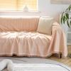 Sofa Decke Überwurfstoff, Sofakissen, Sofa Handtuch, Schlicht Modern Vollbezug, Anti-Katzenkratz Sofabezug, Universell für Alle Jahreszeiten