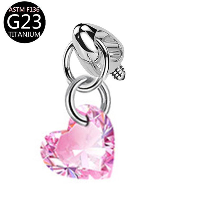 

Титановый сплав Пуля Головка Подвеска Капля воды G23 Титановый пирсинг для тела Ювелирные изделия Сделай сам Вертикальные серьги-гвоздики