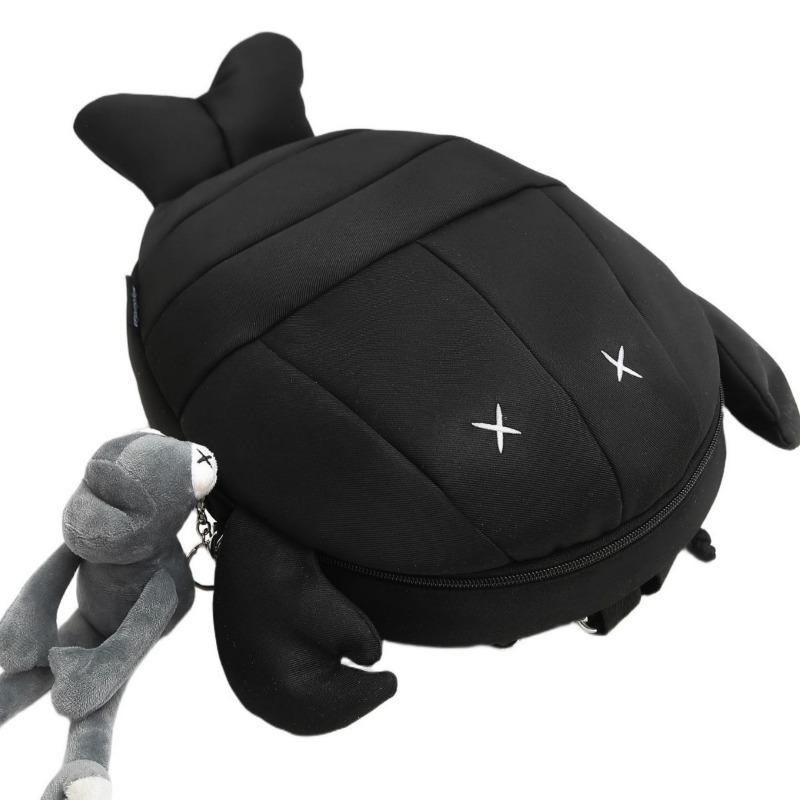 School Bag New High Value Personality Cool Funny Creative Cartoon Shark Backpack Couple Light Spring Outing Backpack