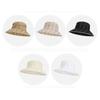 Summer Pleated Sun Hat Women's Big Brim Fisherman Hat Outdoor Travel Sun Hat