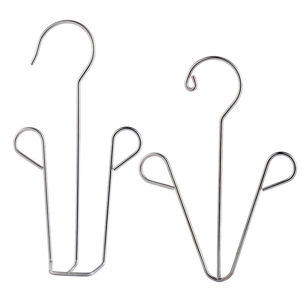 Windproof Non-Slip Solid Drying Rack Stainless Steel Shoe Rack Outdoor Balcony Creative Hook