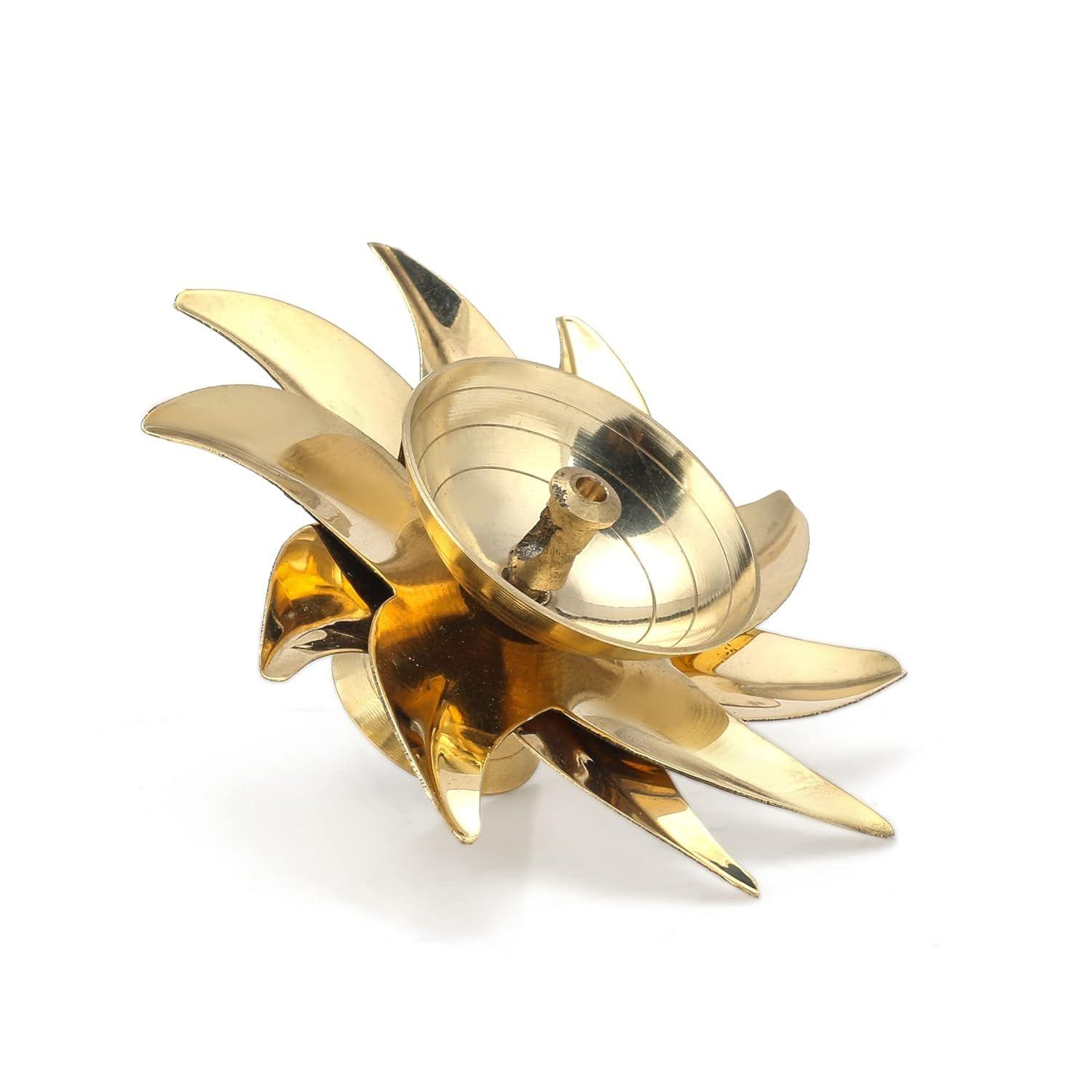 CraftVatika Brass Diya for Puja Diwali Decoration Items Diya Oil Lamp/Diwali Lights/Festive