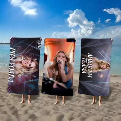 Celebrity Figure M-Mariana Fagundes Towel Ultra-fine Fiber Quick Drying Absorbent Bath Towel, Outdoor Swimming Sports Towel