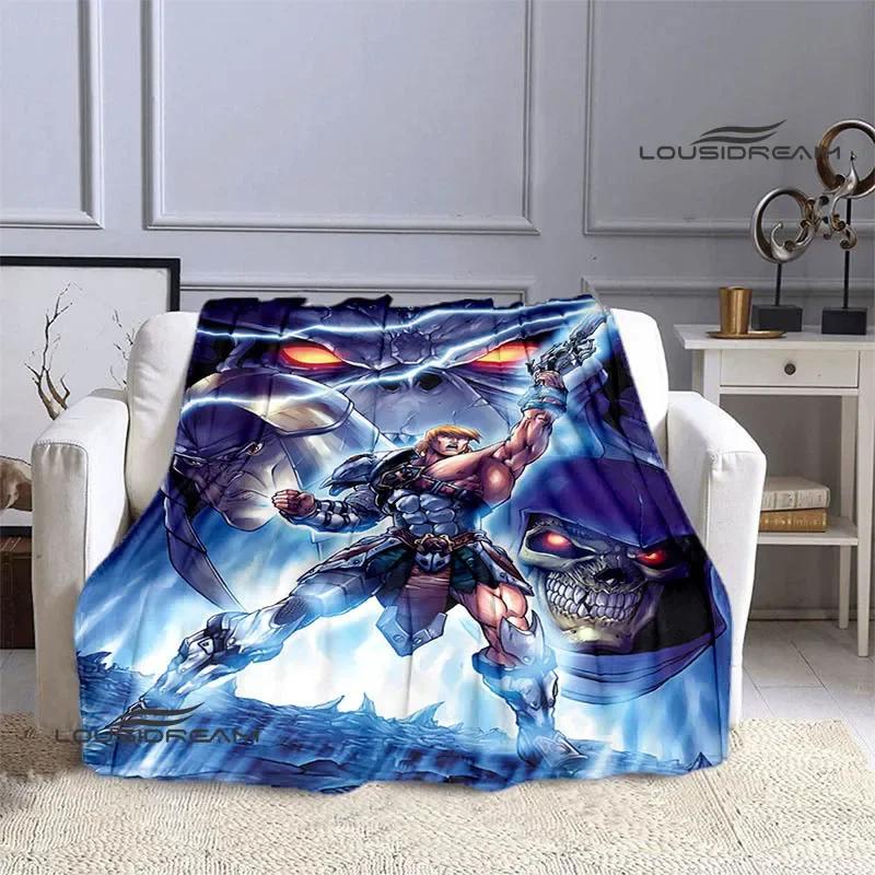 Anime Universe Master HE-MAN Printed Blanket Children Warm Beautiful Blanket Home Travel Essential Blanket Birthday Gift