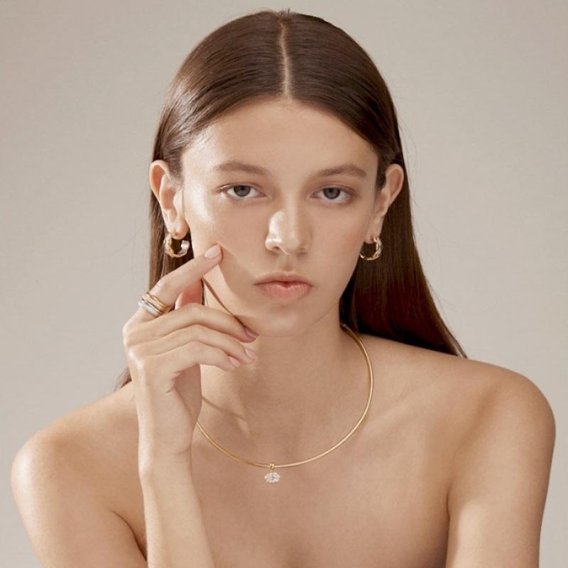 Tani by Minetani Nova Oval Choker Ms2n327p